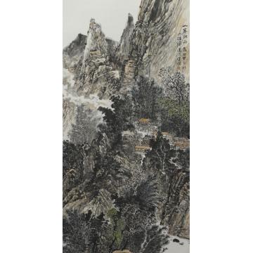 宋杰国画山水山寨秋雨字画之家