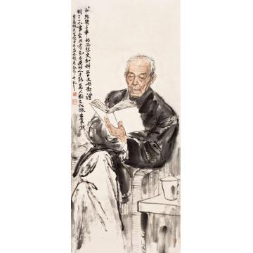 赵晨国画人物季羡林先生像字画之家