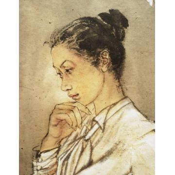 赵晨国画人物作品字画之家
