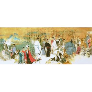 赵晨国画人物作品字画之家