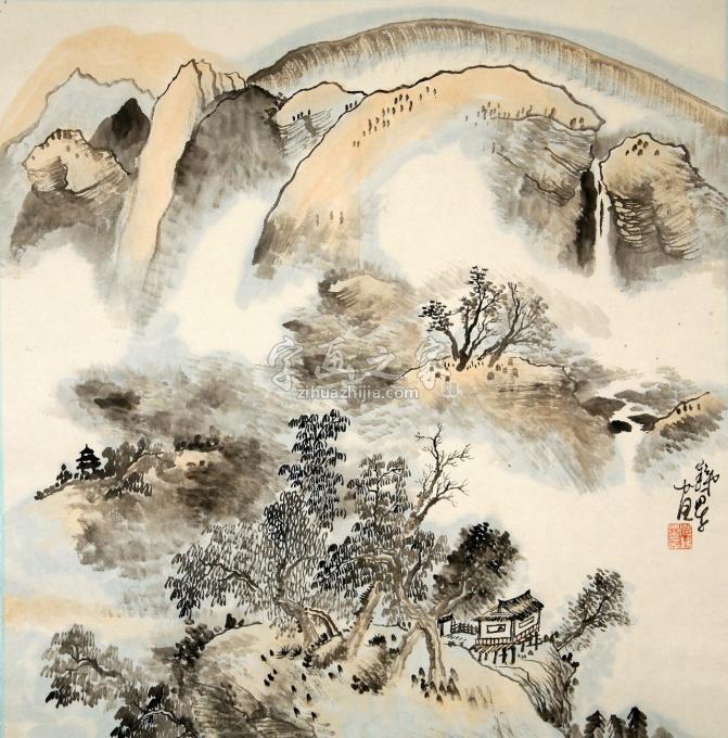 国画家范铁星字画之家