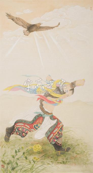 国画家罗灿字画之家