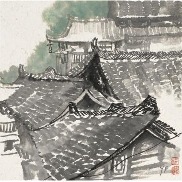 杨平国画山水风景写生之九字画之家