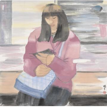 杨平国画人物午夜之四字画之家