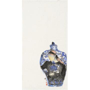 杨平国画人物源．现代青花系列NO字画之家