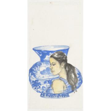 杨平国画人物源．现代青花系列NO字画之家