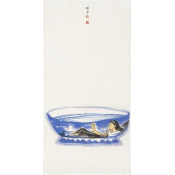 杨平国画人物源．现代青花系列NO字画之家