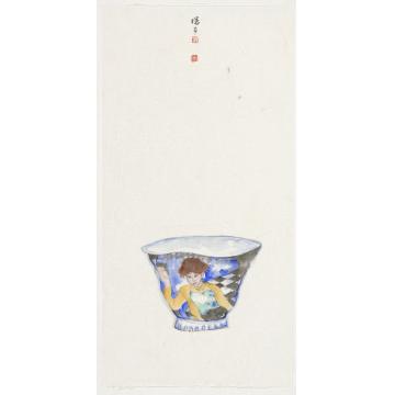 杨平国画人物源．现代青花系列NO字画之家