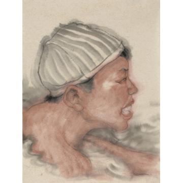 杨平国画人物泳字画之家