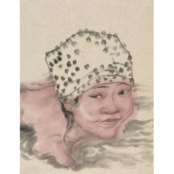 杨平国画人物泳字画之家