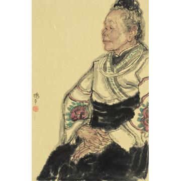杨平国画人物人物写生之十字画之家