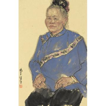 杨平国画人物人物写生之十三字画之家