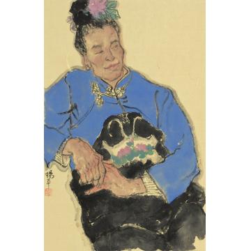 杨平国画人物人物写生之十八字画之家