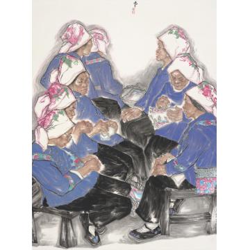 杨平国画人物遗韵字画之家