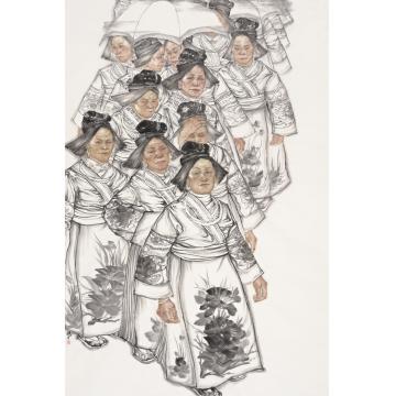 杨平国画人物脉．唐风遗韵系列二字画之家