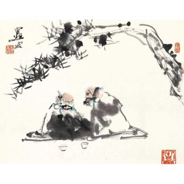 石墨国画花鸟作品字画之家