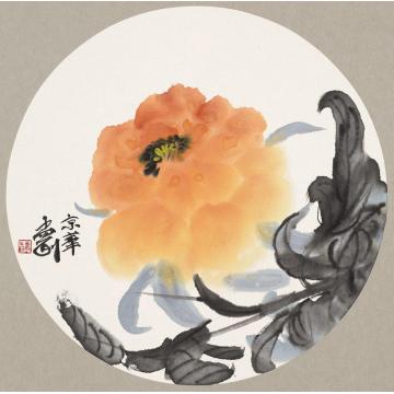 孟刚国画花鸟大富贵字画之家