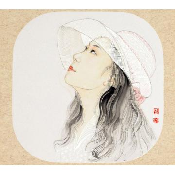 孟刚国画人物翼字画之家