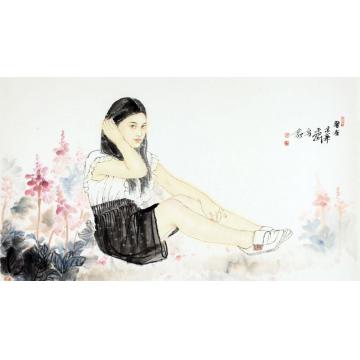 孟刚国画人物馨香字画之家