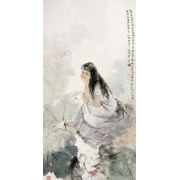 孟刚国画人物青莲字画之家