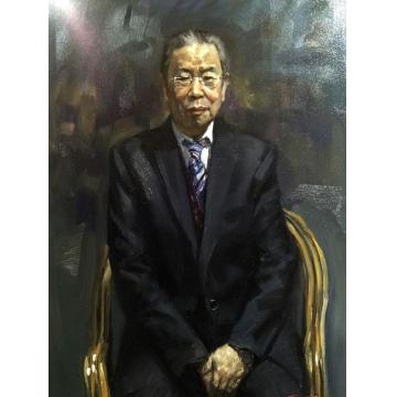 王铁牛国画人物陈老先生肖像字画之家