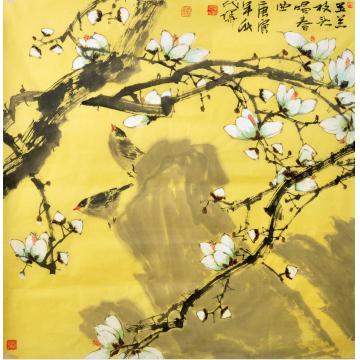 戚代华国画花鸟戚代华作品欣赏字画之家