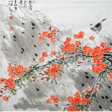 戚代华国画花鸟戚代华作品欣赏字画之家