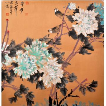 戚代华国画花鸟戚代华作品欣赏字画之家