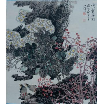 戚代华国画花鸟戚代华作品欣赏字画之家