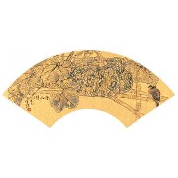 方楚雄国画花鸟种瓜得瓜字画之家