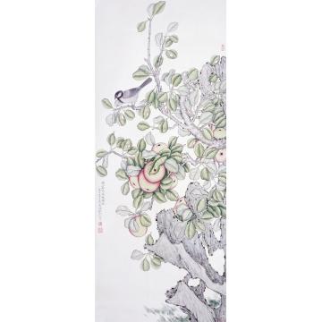 张继刚国画花鸟新霜又染故园秋字画之家
