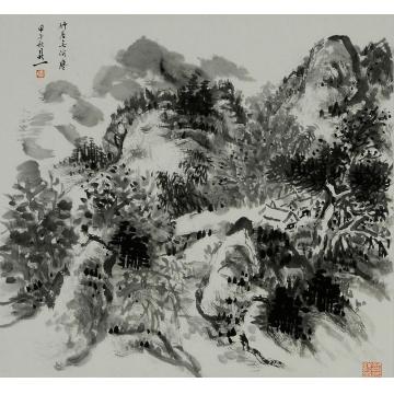 徐鼎一国画山水甲午山水册字画之家