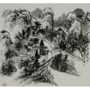徐鼎一国画山水甲午山水册字画之家