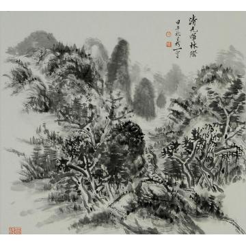 徐鼎一国画山水甲午山水册字画之家