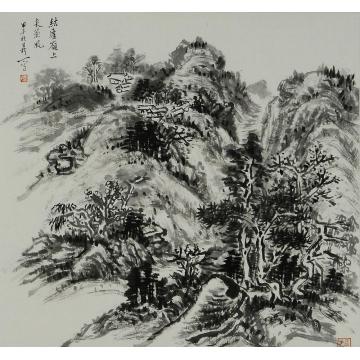 徐鼎一国画山水甲午山水册字画之家