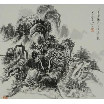 徐鼎一国画山水甲午山水册字画之家