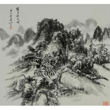 徐鼎一国画山水甲午山水册字画之家