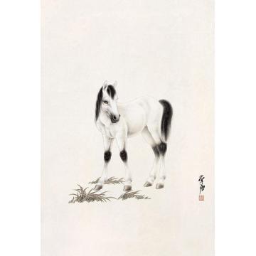 李唐国画动物十二生肖（七）字画之家