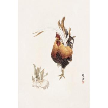李唐国画花鸟十二生肖（十）字画之家