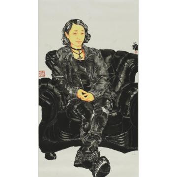 黄一瀚国画人物现代女生字画之家