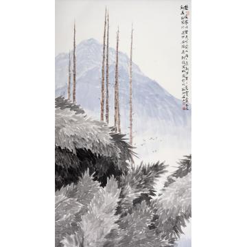 杨建五国画花鸟楚楚凌寒竹字画之家