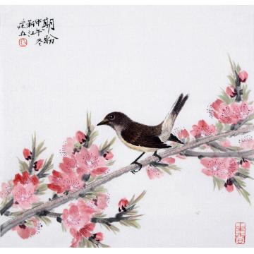 杨建五国画花鸟期盼字画之家