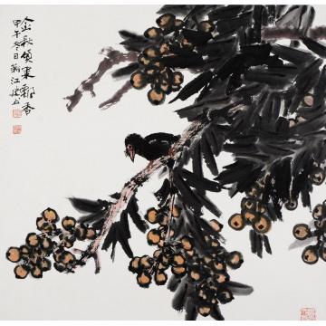 杨建五国画花鸟金秋字画之家