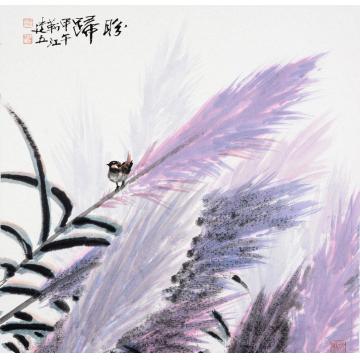 杨建五国画花鸟盼归字画之家