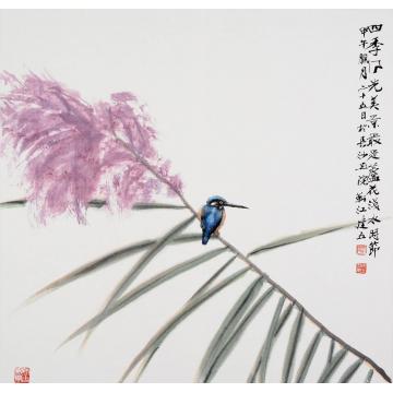 杨建五国画花鸟四季风光美景最字画之家
