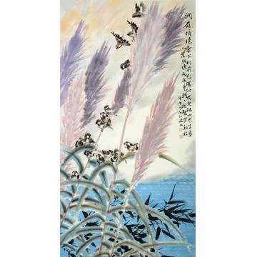 杨建五国画花鸟洞庭情怀字画之家