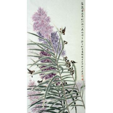 杨建五国画花鸟家园情怀字画之家