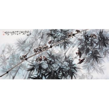 杨建五国画花鸟小集飞越事字画之家