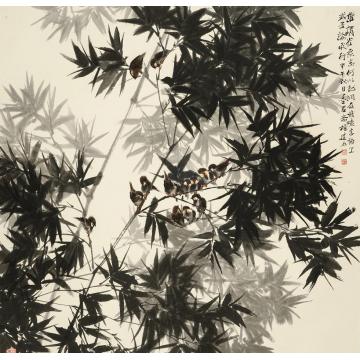 杨建五国画花鸟雀儿怀大志字画之家