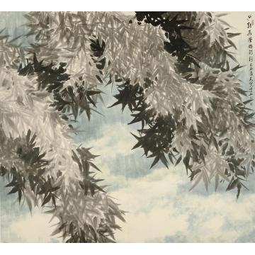 杨建五国画花鸟只许高僧领鹤行字画之家